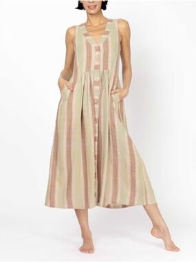 Ace & Jig Callie Dress in Basil